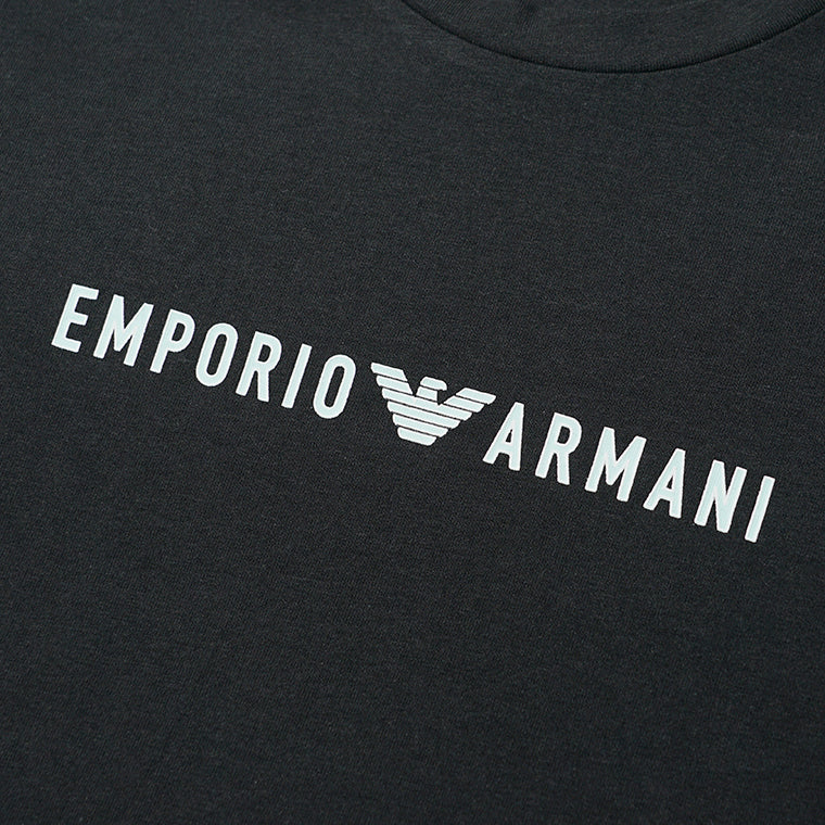【SUMMER FINAL SALE】 EMPORIO ARMANI UNDERWEAR ライン メンズ Tシャツ EM000377 AF19055 2カラー