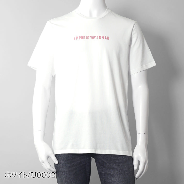 【SUMMER FINAL SALE】 EMPORIO ARMANI UNDERWEAR ライン メンズ Tシャツ EM000377 AF19055 2カラー