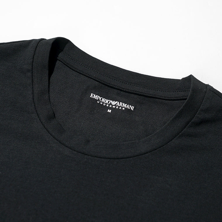 【SUMMER FINAL SALE】 EMPORIO ARMANI UNDERWEAR ライン メンズ Tシャツ EM000377 AF19055 2カラー