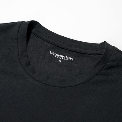 【SUMMER FINAL SALE】 EMPORIO ARMANI UNDERWEAR ライン メンズ Tシャツ EM000377 AF19055 2カラー