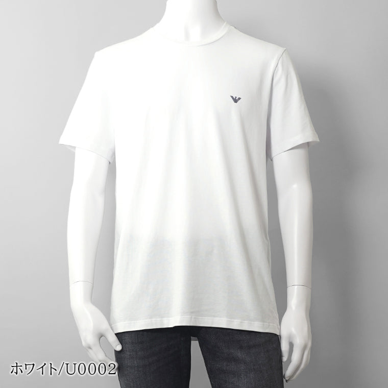 【SUMMER FINAL SALE】 EMPORIO ARMANI UNDERWEAR ライン メンズ Tシャツ EM000384 AF20669 2カラー