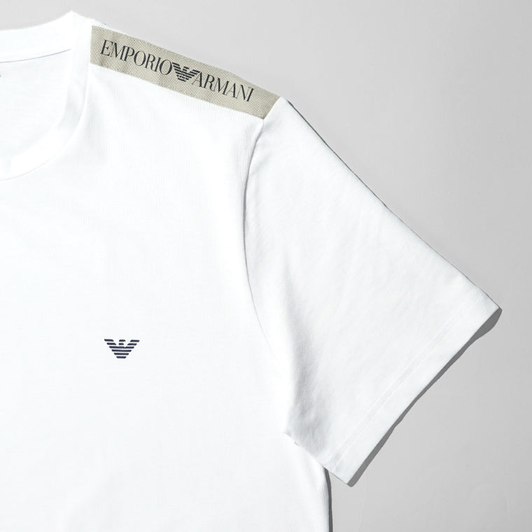 【SUMMER FINAL SALE】 EMPORIO ARMANI UNDERWEAR ライン メンズ Tシャツ EM000384 AF20669 2カラー