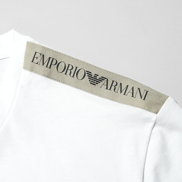 【SUMMER FINAL SALE】 EMPORIO ARMANI UNDERWEAR ライン メンズ Tシャツ EM000384 AF20669 2カラー