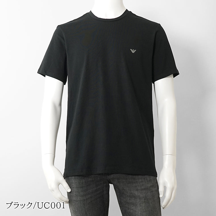 【SUMMER FINAL SALE】 EMPORIO ARMANI UNDERWEAR ライン メンズ Tシャツ EM000384 AF20669 2カラー