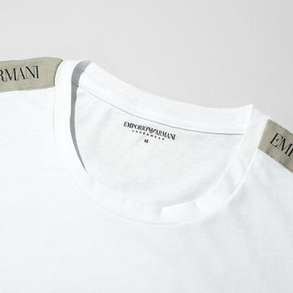 【SUMMER FINAL SALE】 EMPORIO ARMANI UNDERWEAR ライン メンズ Tシャツ EM000384 AF20669 2カラー