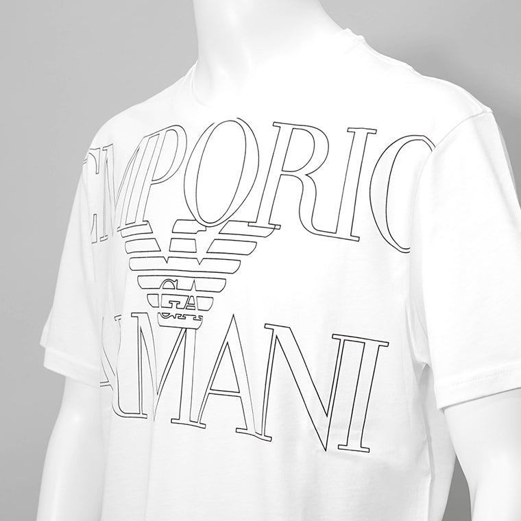 【SUMMER FINAL SALE】 EMPORIO ARMANI SWIMWEARライン メンズ Tシャツ EM000574 AF12326 2カラー