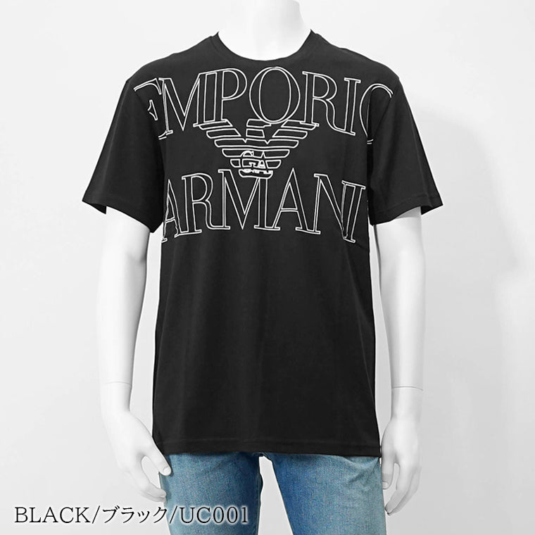 【SUMMER FINAL SALE】 EMPORIO ARMANI SWIMWEARライン メンズ Tシャツ EM000574 AF12326 2カラー