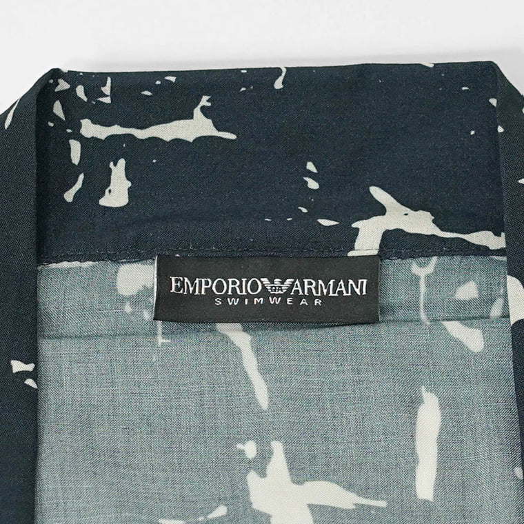 【SUMMER FINAL SALE】 EMPORIO ARMANI SWIMWEAR ライン メンズ 半袖シャツ EM000593 AF12351 2カラー