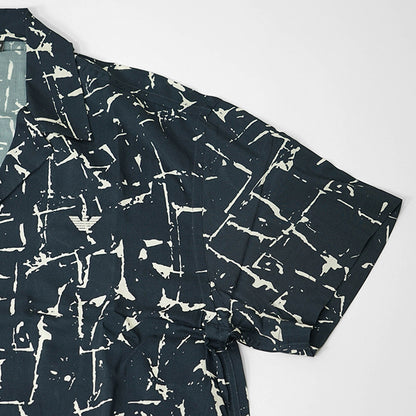 【SUMMER FINAL SALE】 EMPORIO ARMANI SWIMWEAR ライン メンズ 半袖シャツ EM000593 AF12351 2カラー