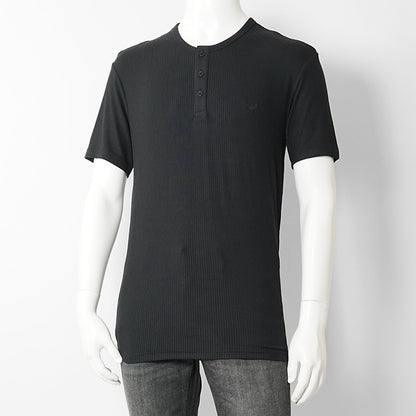 【SUMMER FINAL SALE】 EMPORIO ARMANI UNDERWEAR ライン メンズ ヘンリーネックTシャツ EM000623 AF18892 2カラー
