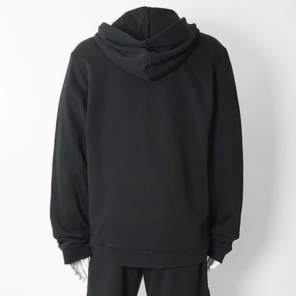 【SUMMER FINAL SALE】 EMPORIO ARMANI UNDERWEAR ライン メンズ ジップアップパーカー EM000653 AF19060 BLACK ブラック UC001
