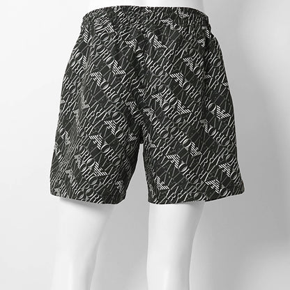 【SUMMER FINAL SALE】 EMPORIO ARMANI SWIMWEAR ライン メンズ スイムショートパンツ EM000688 AF20442 DIAGONAL LOGO BLACK ブラック FC026