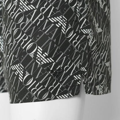 【SUMMER FINAL SALE】 EMPORIO ARMANI SWIMWEAR ライン メンズ スイムショートパンツ EM000688 AF20442 DIAGONAL LOGO BLACK ブラック FC026