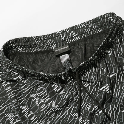 【SUMMER FINAL SALE】 EMPORIO ARMANI SWIMWEAR ライン メンズ スイムショートパンツ EM000688 AF20442 DIAGONAL LOGO BLACK ブラック FC026