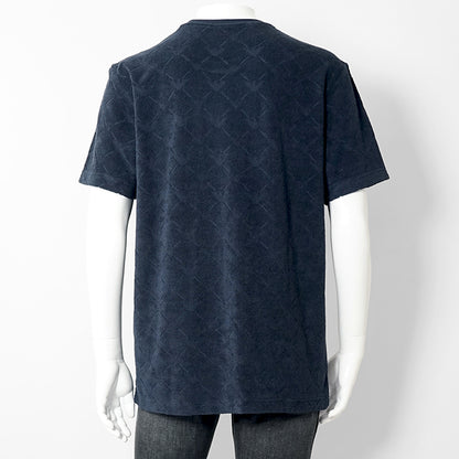 【SUMMER FINAL SALE】 EMPORIO ARMANI SWIMWEAR ライン メンズ Tシャツ EM000692 AF20449 EAGLE LINES ARMANI BLUE ネイビーブルー FB058