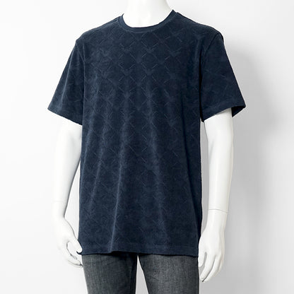 【SUMMER FINAL SALE】 EMPORIO ARMANI SWIMWEAR ライン メンズ Tシャツ EM000692 AF20449 EAGLE LINES ARMANI BLUE ネイビーブルー FB058