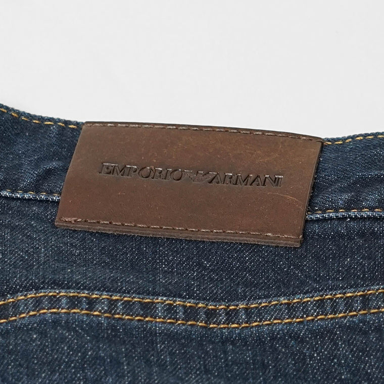 EMPORIO ARMANI メンズ ジーンズ EM000763 AF14296 MEDIUM BLUE DENIM ウォッシュブルー MB002