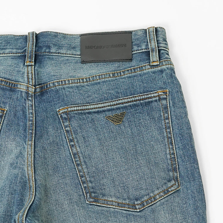 EMPORIO ARMANI メンズ ジーンズ EM000763 AF17486 LIGHT BLUE DENIM ウォッシュライトブルー MB003