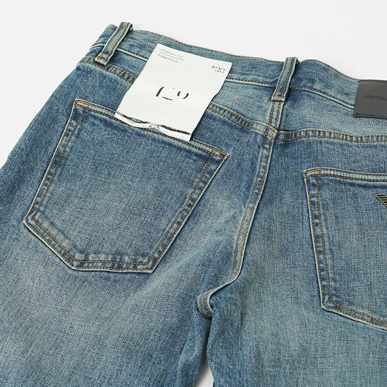 EMPORIO ARMANI メンズ ジーンズ EM000763 AF17486 LIGHT BLUE DENIM ウォッシュライトブルー MB003