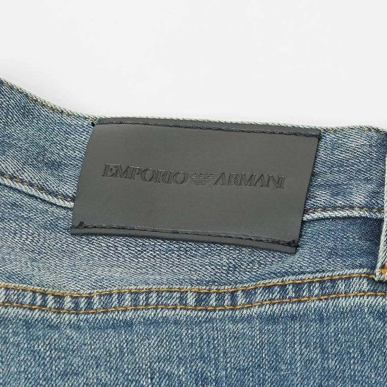EMPORIO ARMANI メンズ ジーンズ EM000763 AF17486 LIGHT BLUE DENIM ウォッシュライトブルー MB003
