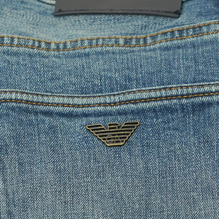 EMPORIO ARMANI メンズ ジーンズ EM000763 AF17486 LIGHT BLUE DENIM ウォッシュライトブルー MB003