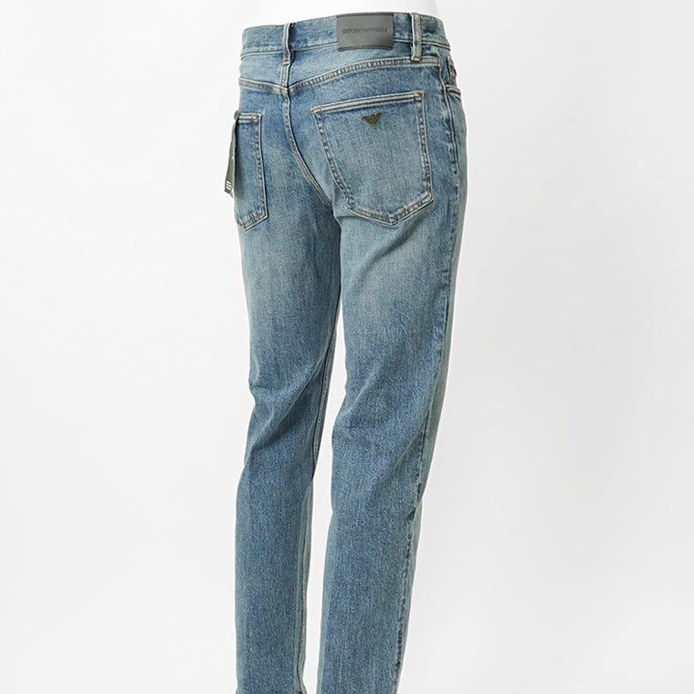 EMPORIO ARMANI メンズ ジーンズ EM000763 AF17486 LIGHT BLUE DENIM ウォッシュライトブルー MB003