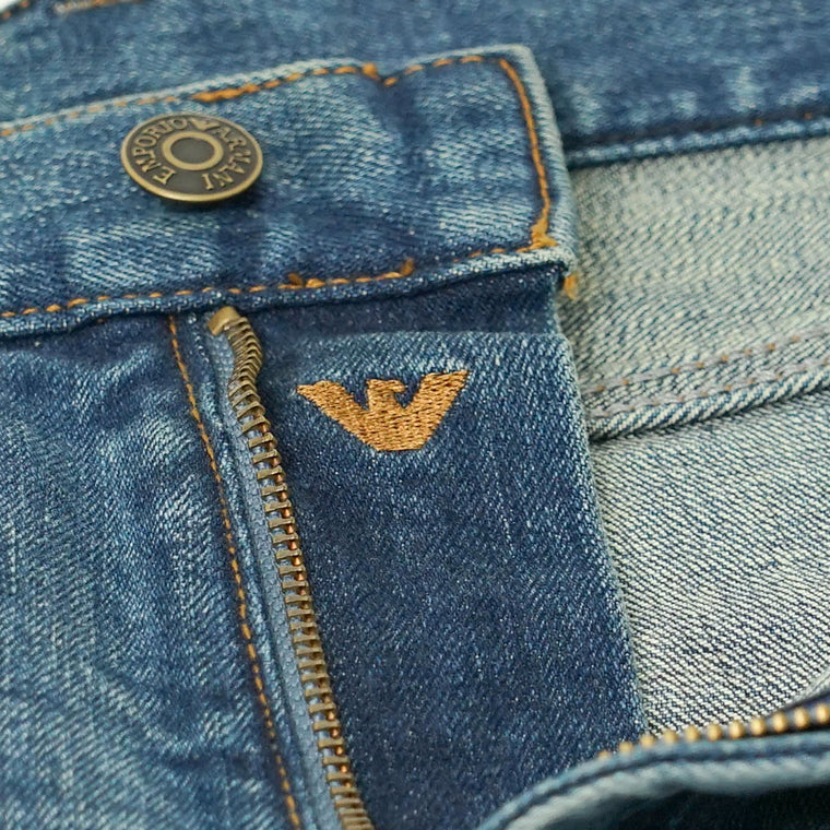 EMPORIO ARMANI メンズ ジーンズ EM000763 AF17486 LIGHT BLUE DENIM ウォッシュライトブルー MB003