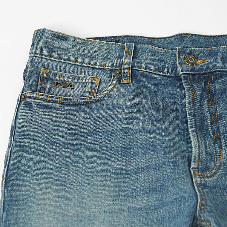 EMPORIO ARMANI メンズ ジーンズ EM000763 AF17486 LIGHT BLUE DENIM ウォッシュライトブルー MB003
