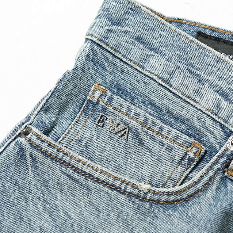 EMPORIO ARMANI メンズ ジーンズ EM000763 AF25398 LIGHT BLUE DENIM ライトブルー MB003