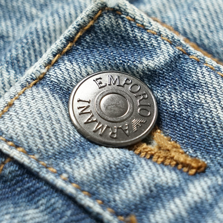 EMPORIO ARMANI メンズ ジーンズ EM000763 AF25398 LIGHT BLUE DENIM ライトブルー MB003
