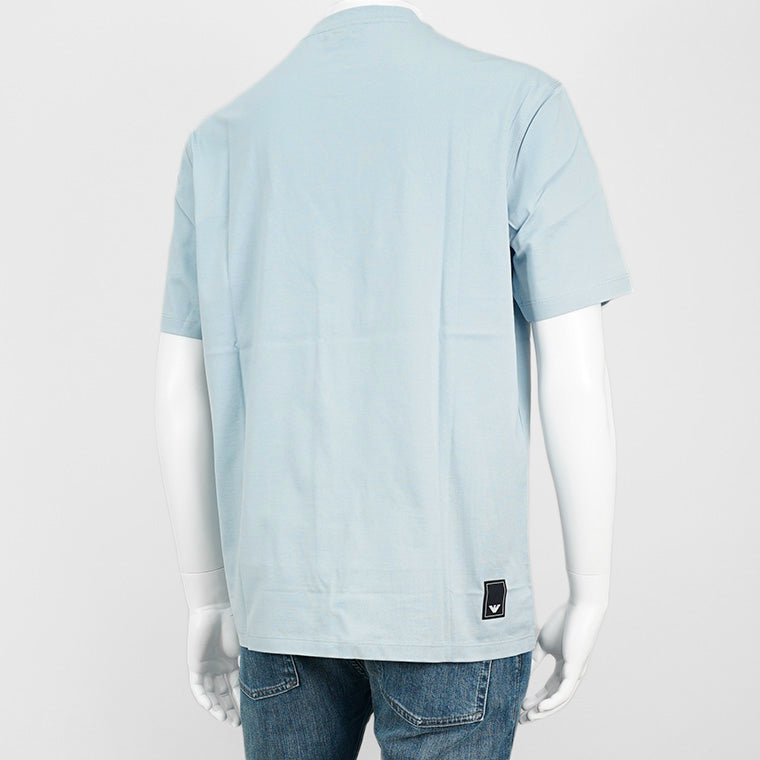 EMPORIO ARMANI メンズ Tシャツ EM000983 AF13669 PEARL BLUE ブルー U9275