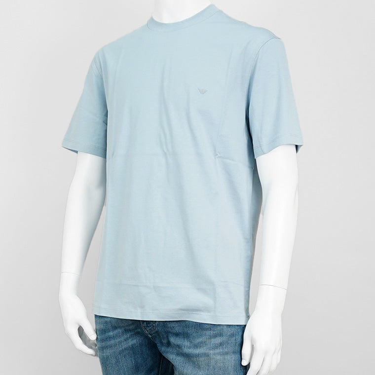 EMPORIO ARMANI メンズ Tシャツ EM000983 AF13669 PEARL BLUE ブルー U9275