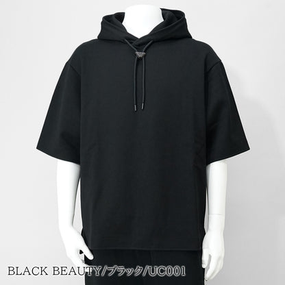 【SUMMER FINAL SALE】 EMPORIO ARMANI メンズ 半袖パーカー EM001132 AF13488 2カラー