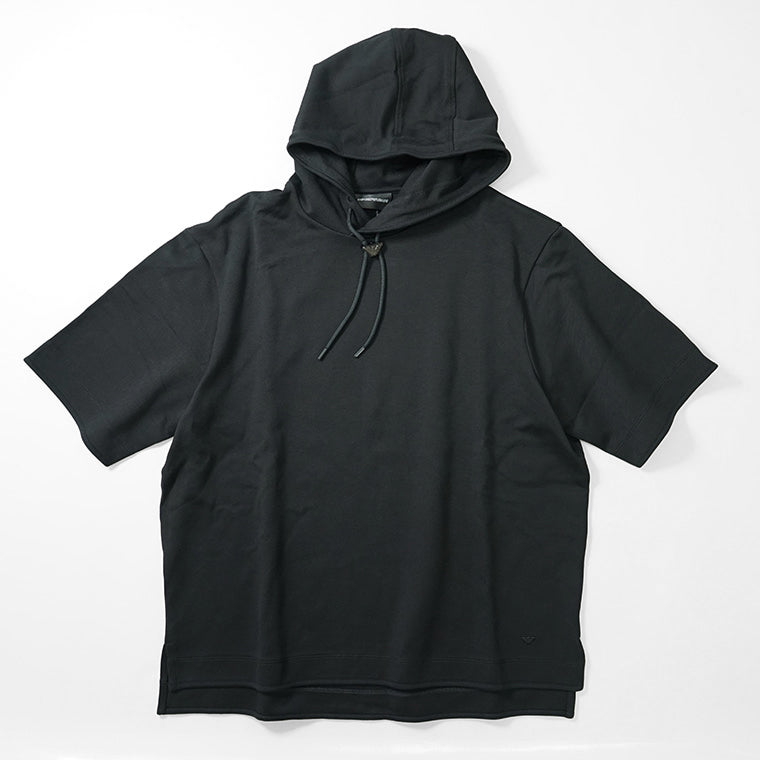 【SUMMER FINAL SALE】 EMPORIO ARMANI メンズ 半袖パーカー EM001132 AF13488 2カラー