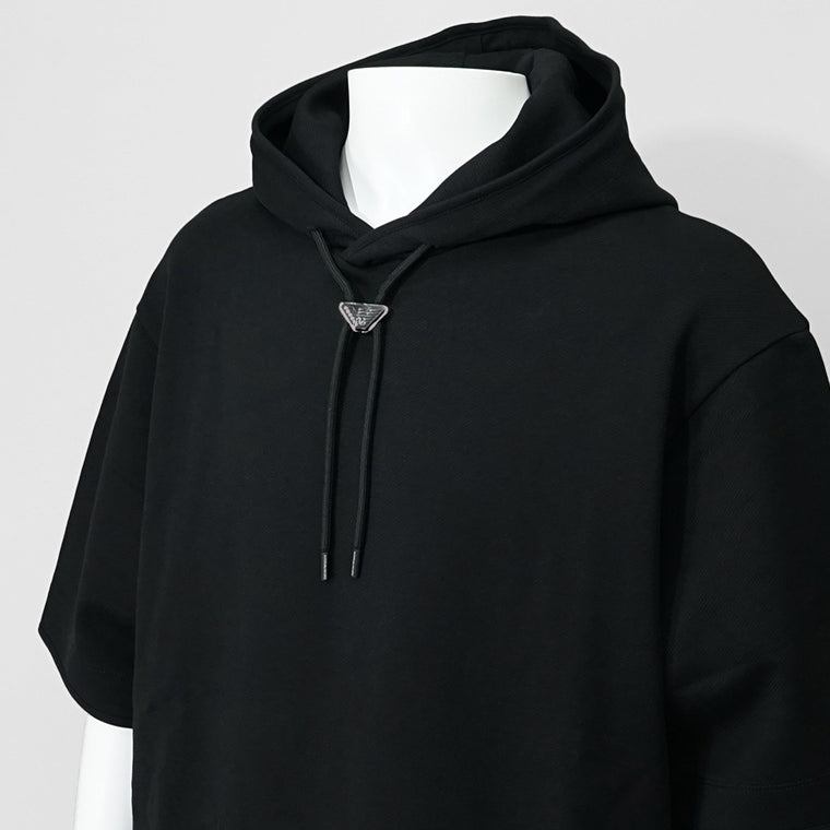 【SUMMER FINAL SALE】 EMPORIO ARMANI メンズ 半袖パーカー EM001132 AF13488 2カラー
