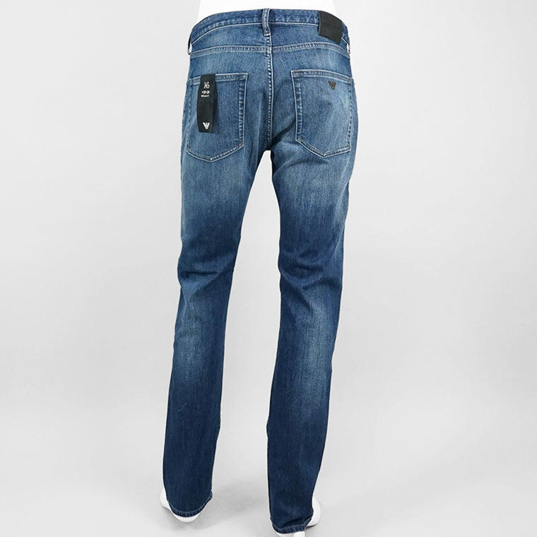 EMPORIO ARMANI メンズ ジーンズ EM001370 AF14116 MEDIUM BLUE DENIM ウォッシュブルー MB002