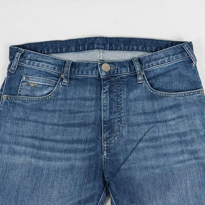 EMPORIO ARMANI メンズ ジーンズ EM001370 AF14116 MEDIUM BLUE DENIM ウォッシュブルー MB002