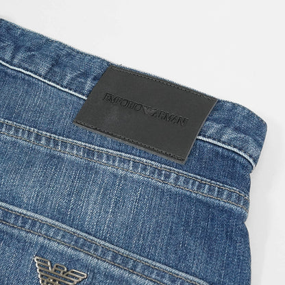 EMPORIO ARMANI メンズ ジーンズ EM001370 AF14116 MEDIUM BLUE DENIM ウォッシュブルー MB002