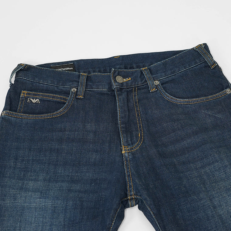 EMPORIO ARMANI メンズ ジーンズ EM001370 AF17749 BLUE DENIM 0941 インディゴブルー MB001