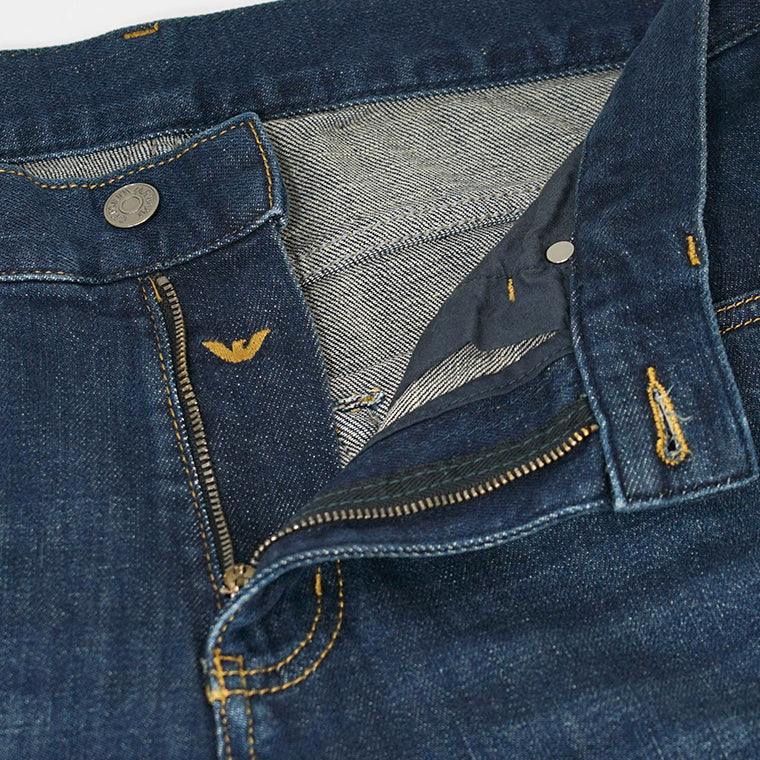 EMPORIO ARMANI メンズ ジーンズ EM001370 AF17749 BLUE DENIM 0941 インディゴブルー MB001