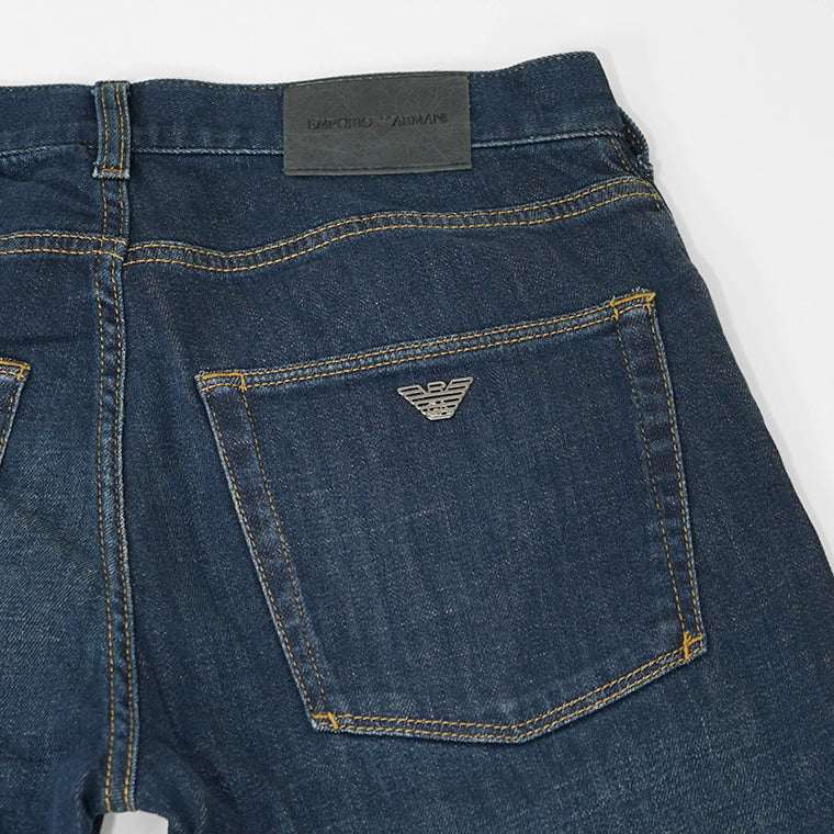 EMPORIO ARMANI メンズ ジーンズ EM001370 AF17749 BLUE DENIM 0941 インディゴブルー MB001