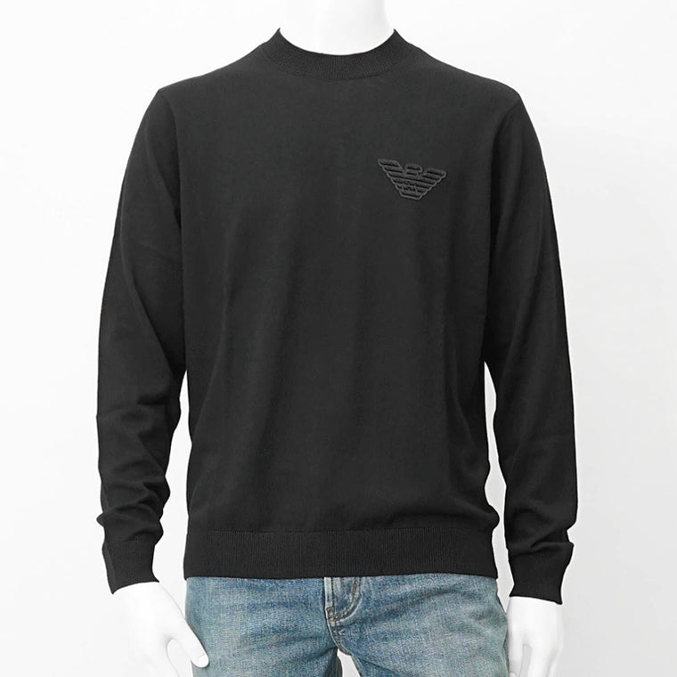 EMPORIO ARMANI メンズ ニット EM002419 AF14158 BLACK BEAUTY ブラック UC001