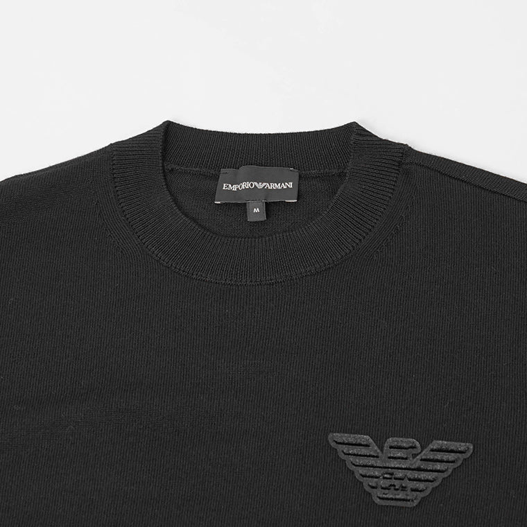 EMPORIO ARMANI メンズ ニット EM002419 AF14158 BLACK BEAUTY ブラック UC001