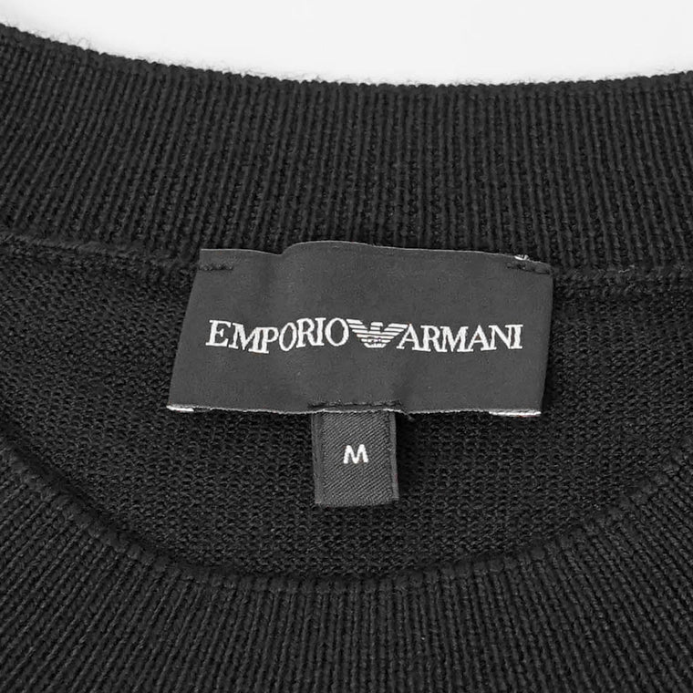 EMPORIO ARMANI メンズ ニット EM002419 AF14158 BLACK BEAUTY ブラック UC001