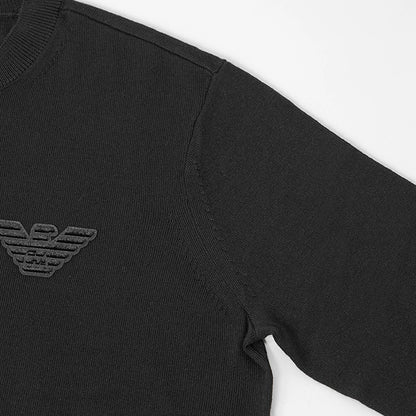 EMPORIO ARMANI メンズ ニット EM002419 AF14158 BLACK BEAUTY ブラック UC001