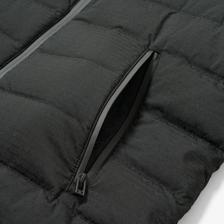 EMPORIO ARMANI メンズ ダウンジャケット EM003043 AF15384 BLACK ブラック UC001