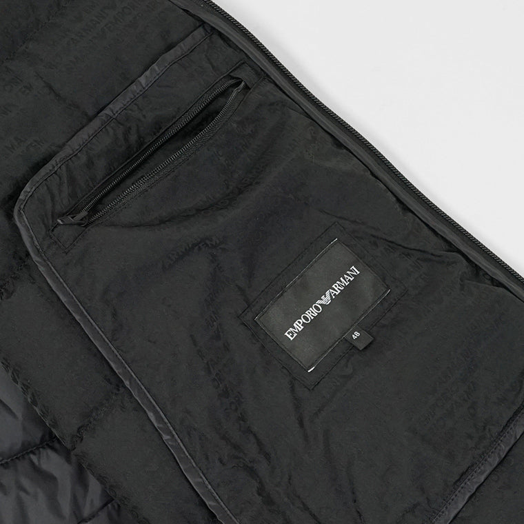EMPORIO ARMANI メンズ ダウンジャケット EM003043 AF15384 BLACK ブラック UC001