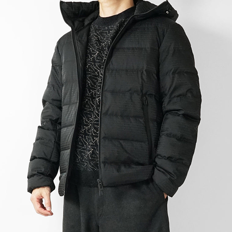 EMPORIO ARMANI メンズ ダウンジャケット EM003043 AF15384 BLACK ブラック UC001