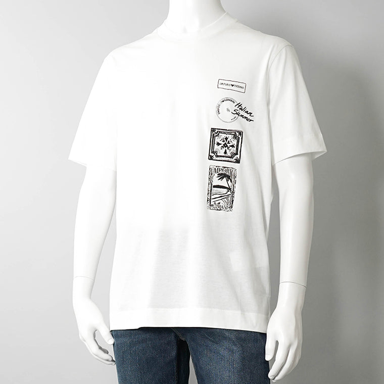 EMPORIO ARMANI メンズ Tシャツ EM004994 AF24470 2カラー
