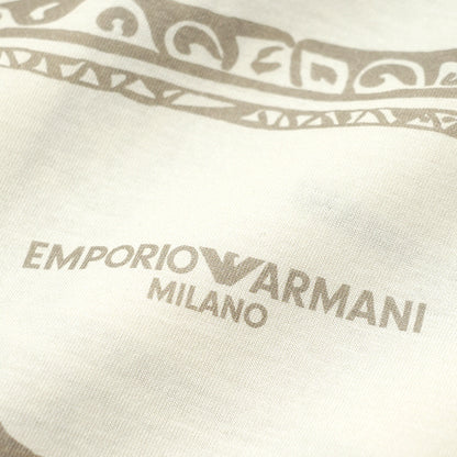 EMPORIO ARMANI メンズ Tシャツ EM005274 AF24857 T105 DIGITAL PRINT ベージュ デジタルプリント M0359